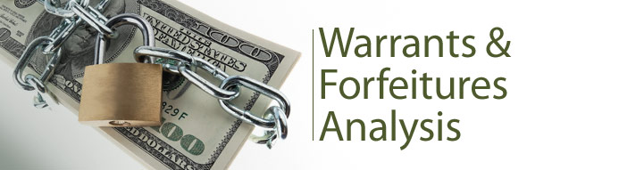 Warrants & Forfeitures Analysis