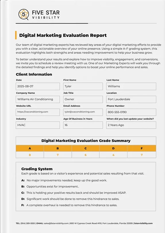 Evaluation report