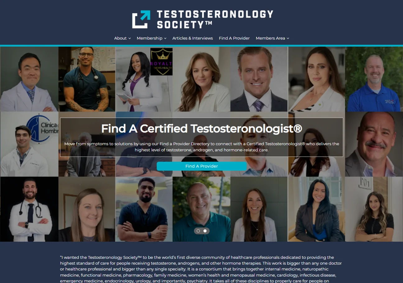 Testosteronology Society Website
