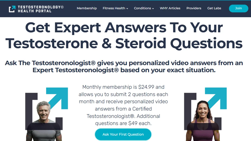 Testosteronology Health Portal