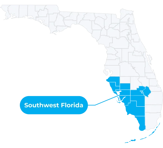 Service Area map
