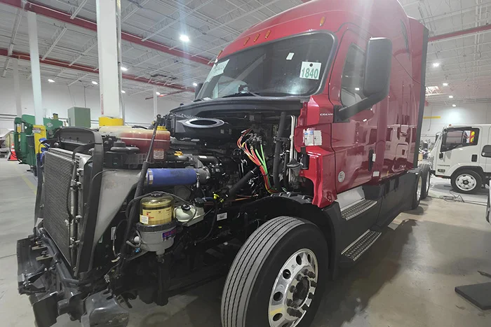 Southeast Truck Specialist Truck Damage In Shop