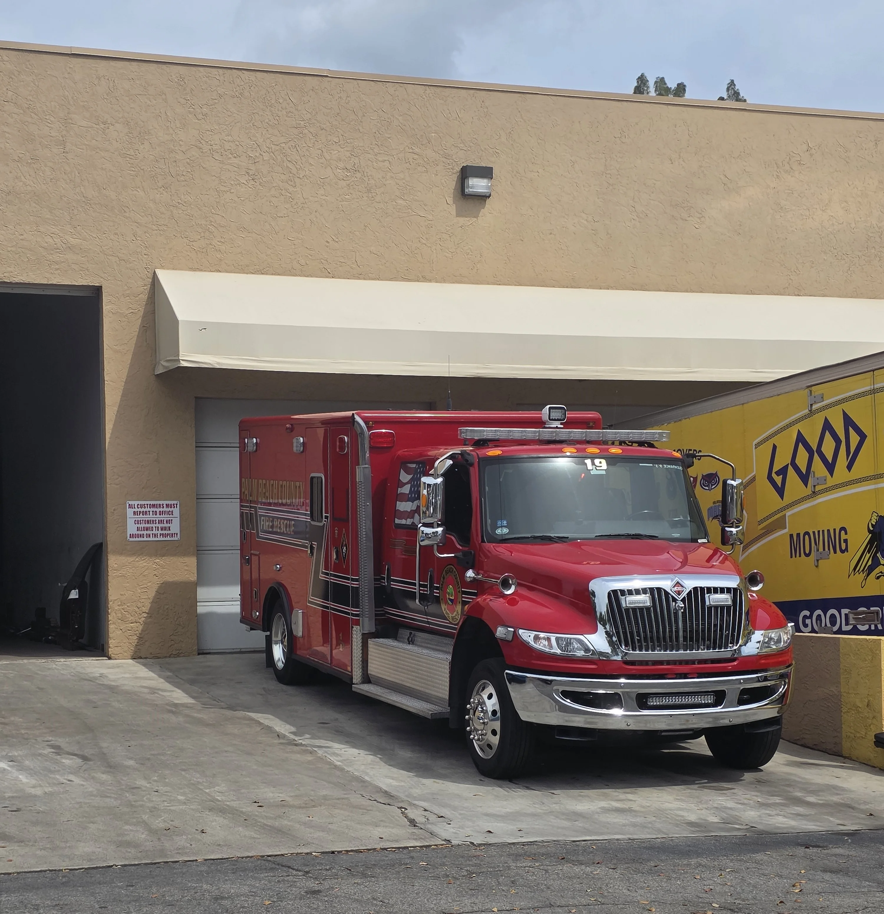 International emergency vehicle repair