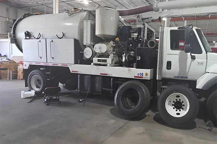 International vocational truck repair shop