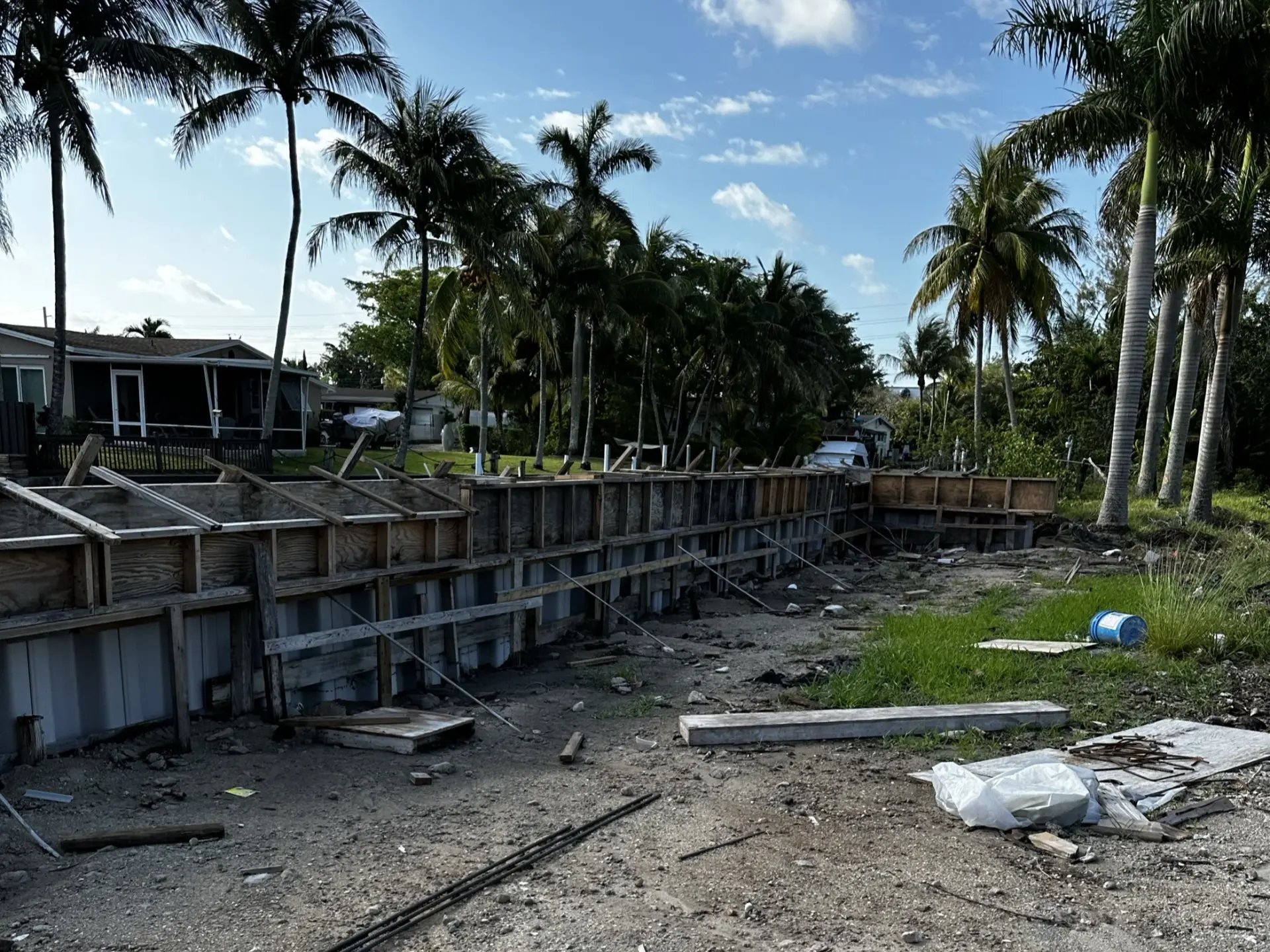 South Florida Dock And Seawall Project Picture