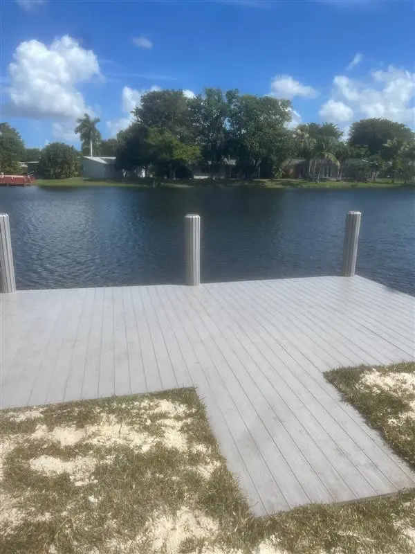 Composite Dock Deck and Pilings