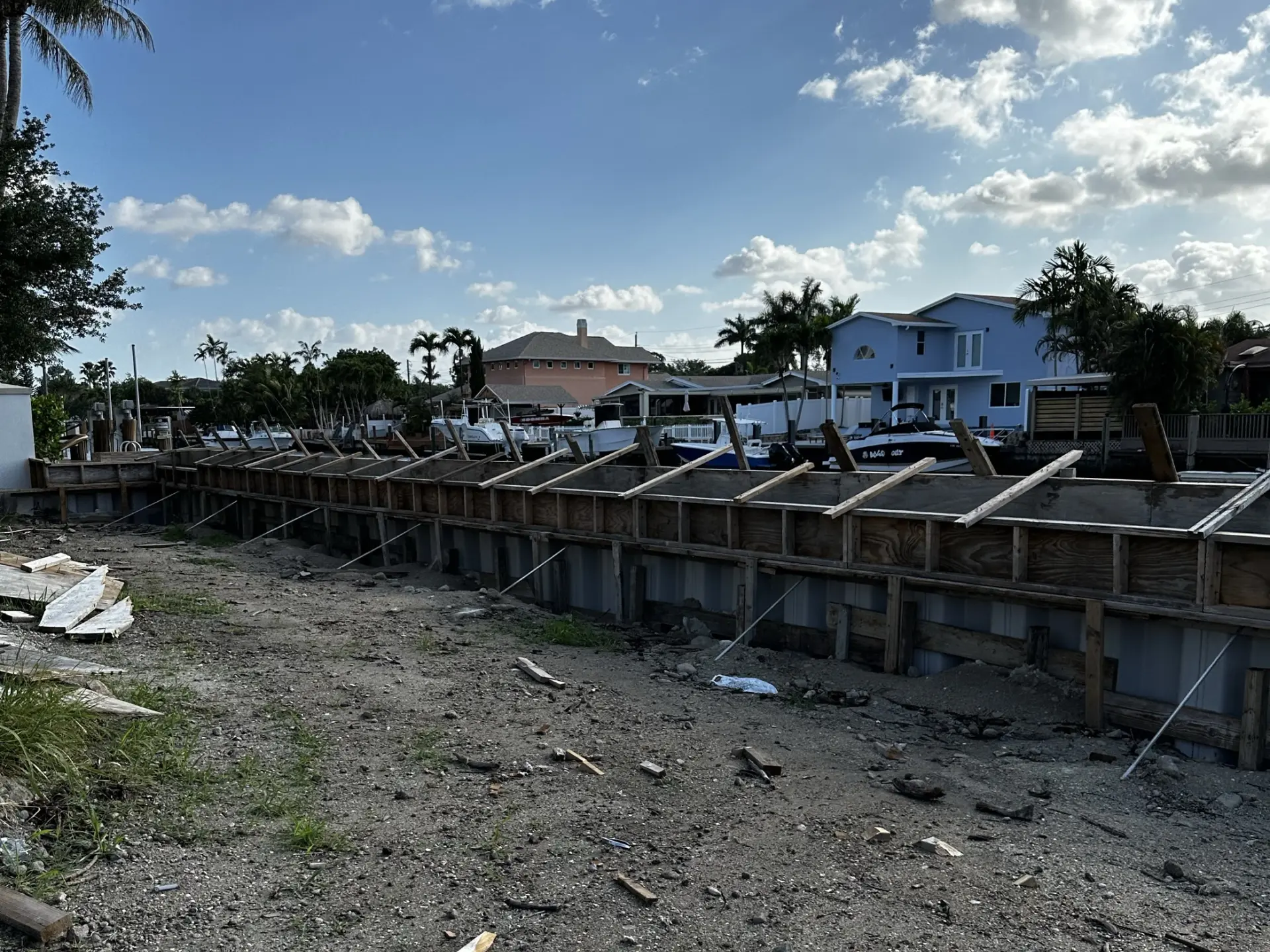 South Florida Dock And Seawall Project Picture