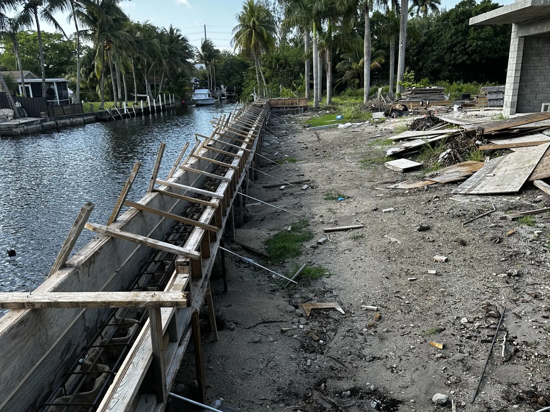 South Florida Dock And Seawall Project Picture