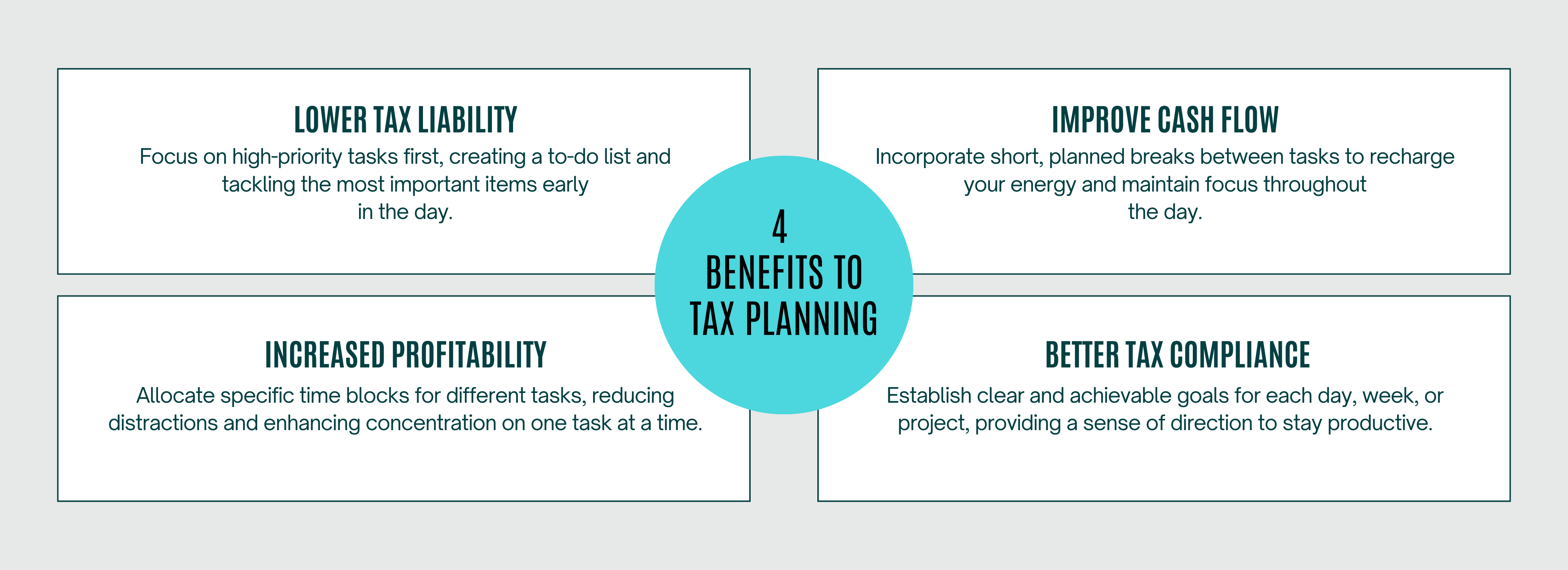 4 benefits to tax planning